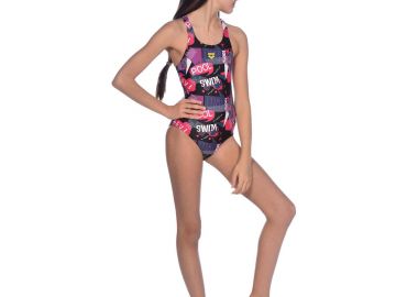 GIRLS` DANCING JR ONE PIECE SWIMSUIT ΠΟΛΥΧΡΩΜΟ - ARENA - 